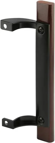 Miniatura 2 de Prime-Line C 1190 Manija de tirador para puerta corredera de vidrio, de 6-1/2 pulgadas a 6-5/8 pulgadas de centros de agujero, soportes de fundición