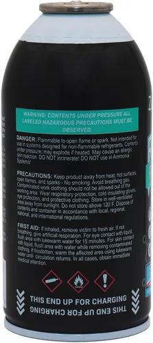 Miniatura 4 de ZeroR® Permafrost para sistemas de CA R1234YF Potenciador de rendimiento 2 latas + medidor de grifo HD de 24 pulgadas