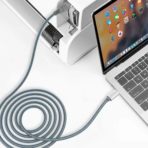 Miniatura 3 de LMUBOY Cable MIDI USB tipo C a USB tipo B, compatible con iPhone 15/16 Pro Max Plus, iPad con puerto USB-C, cable de impresora USB C