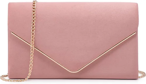 Miniatura 7 de Bolsos de mano Dasein para mujer, de ante sintética, para noche, formales para fiestas, bodas, cócteles, graduación