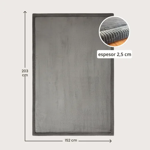 Miniatura 2 de Hakuna Matte - Alfombra de juego prémium para bebé de terciopelo coral ultrasuave con espuma viscoelástica, antideslizante, resistente al agua, 60 x