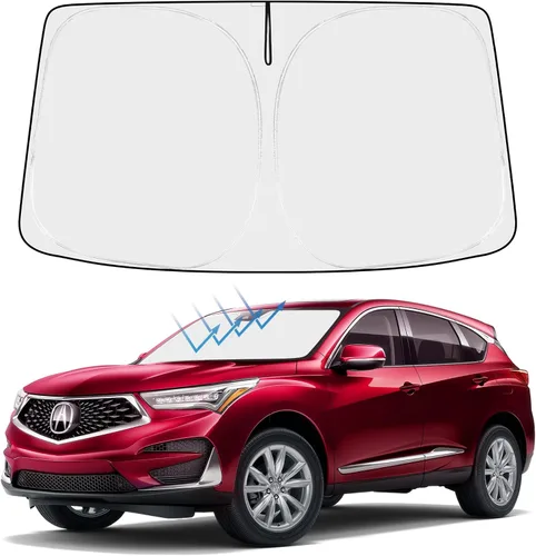 Miniatura 169 de Proadsy Parasol para parabrisas actualizado 2025, ajuste personalizado Dodge RAM 1500 2Dr 2019-2024 2025, 4 capas, plegable, protector de parasol