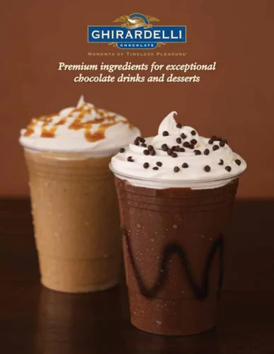 Miniatura 8 de Ghirardelli Salsa de caramelo, botella exprimible de 16 onzas (paquete de 2) con cuchara de barista estampada Ghirardelli