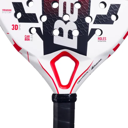 Miniatura 4 de Babolat Technical Veron Juan Lebron - Pala de pádel (blanco/negro/rojo)