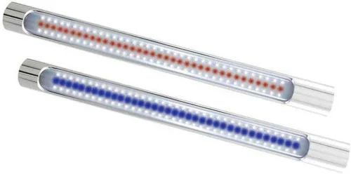TACO Metals Luz de tubo azul T-Top LED marina de 20 pulgadas con carcasa de aluminio