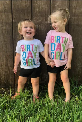Miniatura 4 de SoRock Camisa de cumpleaños para niña con purpurina