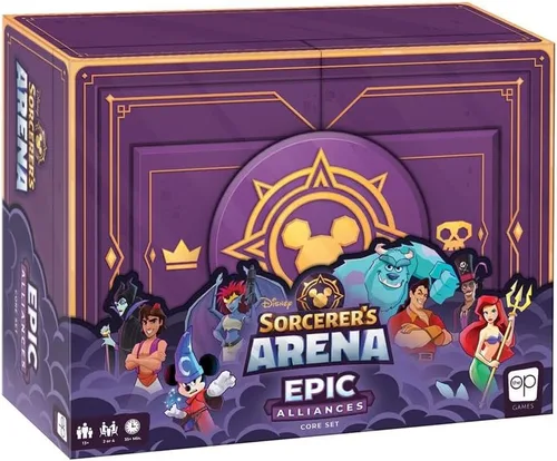 Disney Sorcerer's Arena: Epic Alliances Core Set | Juego de mesa de estrategia para 2 o 4 jugadores a partir de 13 años | Con personajes y villanos