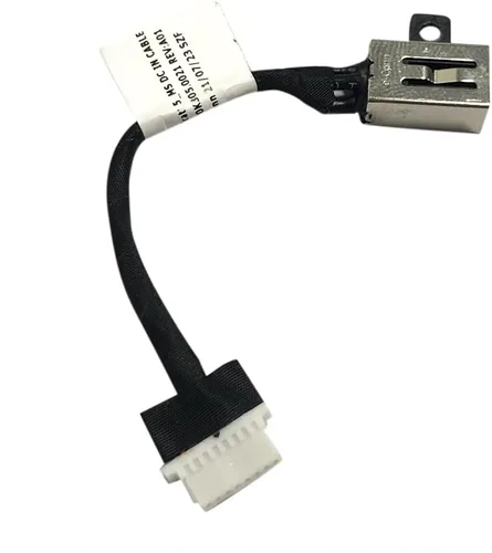 Zahara Reemplazo del puerto de carga del cable de alimentación DC para Dell Inspiron 7506 2 en 1 P97F 450.0K305.0021 0vgyc4 vgyc4 vgyc4 (negro)