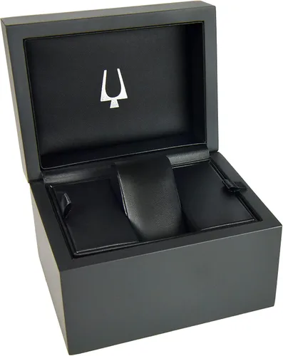 Miniatura 8 de Bulova Hombre Archive Series Lunar Pilot Cronógrafo Precisionist de 6 manecillas Acero Inoxidable Ionizado Negro, Correa NATO Negra y Cristal