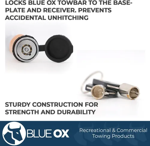 Miniatura 3 de Blue Ox BX88101 kit de dos candados de 1/2 y un candado de 5/8, naranja