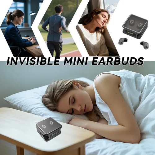 Miniatura 3 de Los auriculares invisibles más pequeños inalámbricos Bluetooth pequeños discretos ocultos para pequeños canales auditivos mujeres en el oído mini