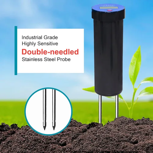 Miniatura 3 de Digital Soil pH Meter, Industrial Grade Soil pH Tester with Calibration-Free LCD Display, High Accuracy Soil pH Pen, Soil pH Monitor for Garden