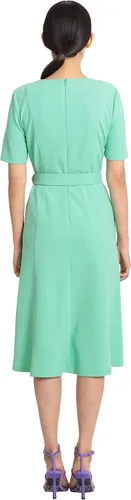 Miniatura 5 de Maggy London Vestido de crepé de buceo de manga corta para mujer