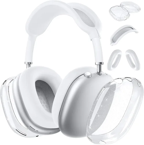 Miniatura 22 de Funda para AirPods Max, funda antiarañazos, funda para orejeras, cubierta para auriculares o diadema para AirPods Max. TPU suave y silicona 3