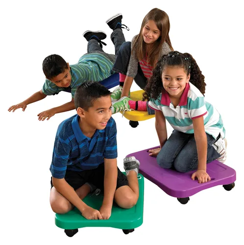 Miniatura 2 de Sportime Patinetes ergonómicos grandes, 17 x 22 pulgadas, juego de 6