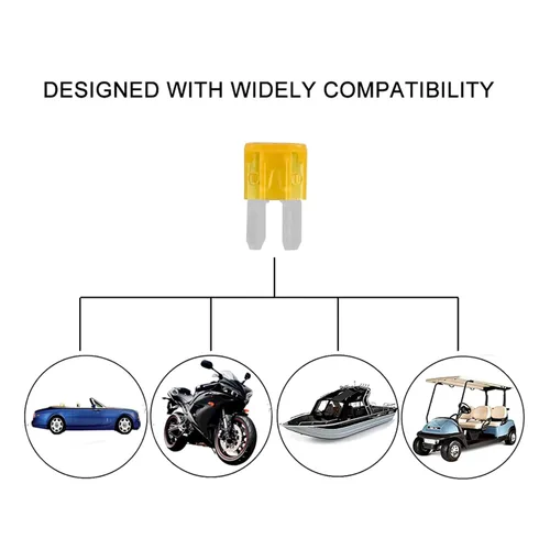 Miniatura 6 de MuHize Grifos de fusibles Micro2 – Adaptador de circuito adicional ATR de 12 V para caravana y automóvil, 5 fusibles 5A, diseño de doble ranura