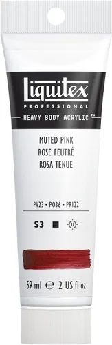 Miniatura 37 de Liquitex Pintura Acrílica Profesional de Cuerpo Pesado, Tubo de 2 oz (59ml), Rojo Fluorescente