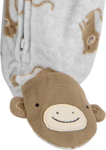Miniatura 4 de Simple Joys by Carter's Paquete de 2 unidades unisex de forro polar neutro con pies para dormir y jugar