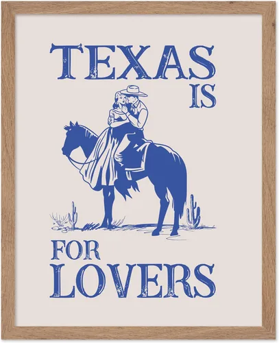Miniatura 45 de Poster Master Póster de You've Yeed Your Last Haw, estampado retro de vaquero azul, arte occidental, arte moderno, arte del salvaje oeste, regalo