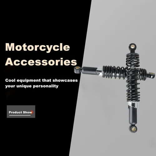 Miniatura 3 de 1 par de amortiguadores de 12.5 pulgadas (320mm) para motocicleta, reemplazo universal trasero para Yamaha Kawasaki Suzuki Sportster XL883 1200 Dirt