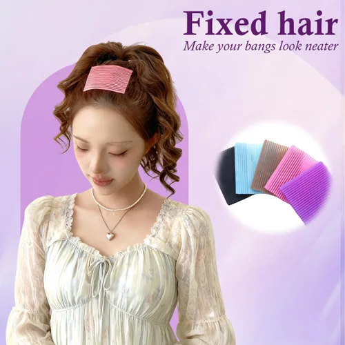 Miniatura 6 de 10 piezas de almohadillas para el cabello con volumen para el cabello, clips de peinado para seccionar y levantar, accesorios reutilizables