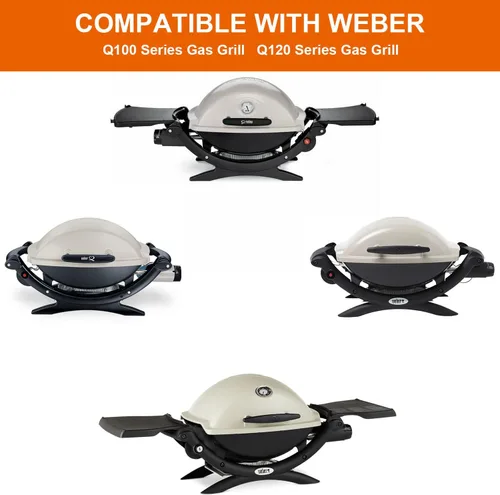Miniatura 5 de DELSbbq Regulador de válvula para parrillas de gas Weber Q100 Q120 Series 386001 386002 516002 516501, piezas de repuesto para Weber 80477 Grill