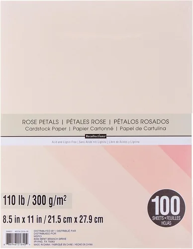 Miniatura 4 de Recollections 100 hojas de papel de cartulina negro pesado de 8.5 x 11 pulgadas, papel sin ácido ni lignina para álbumes de recortes, artes