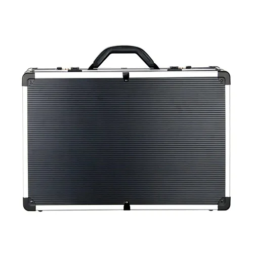 Miniatura 11 de TFCFL Estuche de peluquero profesional, kit de herramientas de peluquería negra, caja de herramientas portátil para estilista de viajes con Negro MM