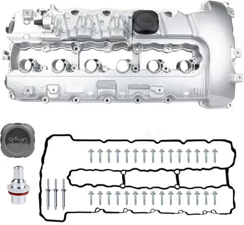 MITZONE Kit de tapa de válvula de aluminio N54 Compatible con 2007-2016 BMW 1 series M 135i 335i 335is 535i 535xi 740i 740Li x6 z4 xDrive 3.0L con