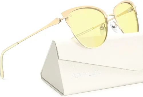 Miniatura 27 de ANYLUV Gafas de luz azul para mujeres y hombres, lentes de bloqueo de luz azul para mujer, anteojos de computadora antifatiga ocular