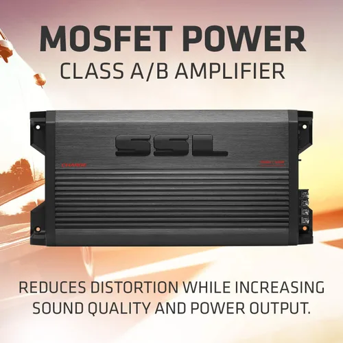 Miniatura 5 de Sound Storm Laboratories CG1604 Amplificador de coche de 4 canales - 1600 vatios, rango completo, clase A/B, 2/4 ohmios estable, fuente