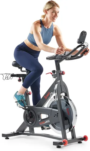 Miniatura 2 de Sunny Health & Fitness Smart Cycling Exercise Bike, Free SunnyFit App Connection, Designed for Intensive Cardio Workout at Home, Adjustable Seat &