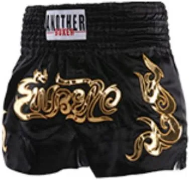 Miniatura 3 de OYSTERBOY Pantalones cortos clásicos de Muay Thai para hombres y mujeres, boxeo, kickboxing, artes marciales mixtas, ropa de lucha BJJ