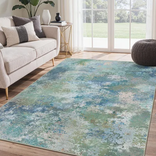 Miniatura 63 de BEIMO Alfombra de pasillo para cocina, alfombra lavable a máquina de 2 x 5 para entrada, alfombras modernas y abstractas suaves, cubierta de piso