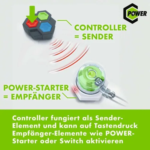 Miniatura 9 de Ravensburger Interacción de extensión de potencia GraviTrax STEM y juguete de construcción Juego de carreras de mármol y laberinto Sistema