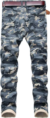 Miniatura 2 de Enrica - Pantalones de mezclilla elásticos para hombre
