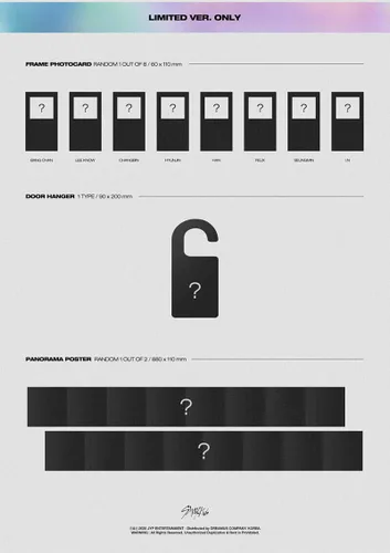Miniatura 3 de STRAY KIDS in Life [IN生] 1st Repackage Album LIMITED EDITION 1ea CD+72p Photo Book+2ea Photo Card+1ea Post Card / GIFT ( Photo Card+ mask )