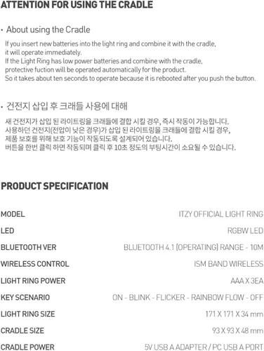 Miniatura 9 de Anillo de luz oficial para ventilador ITZY