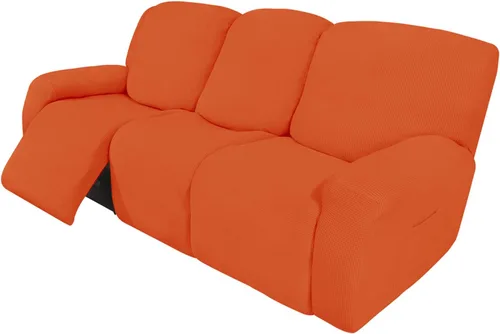 Miniatura 50 de Easy-Going - Funda elástica para sofá reclinable y sofá cama, 6 piezas, protector de muebles, suave, parte inferior elástica, tela jacquard