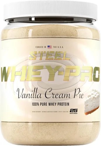Miniatura 5 de Steel Supplements Whey-Pro Proteína de suero en polvo 100% pura para hombres y mujeres, chocolate con leche, ganancia muscular y recuperación