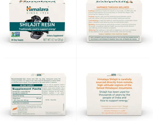 Miniatura 7 de Himalaya Resina n Shilajit, superalimento energético, 60% ácido fúlvico, sin OMG, tarro de 0.7 oz (20 g), suministro para 40 días