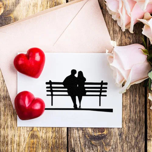 Miniatura 4 de Hying Troqueles de corte para amantes del día de San Valentín para hacer tarjetas y decoraciones de álbumes de fotos, flechas de Cupido troqueladas