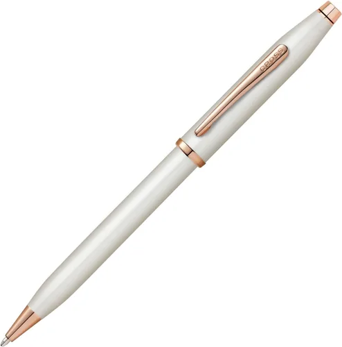Miniatura 83 de Cross Century II - Bolígrafo de punta Selectip, lacado negro con detalles chapados en oro de 23 quilates