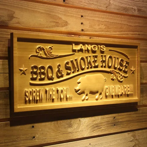 Miniatura 82 de ADVPRO wpa0031 - Letrero de madera personalizado con nombre de Lake House para decoración del hogar, boda, tamaño mediano, 18.25 x 7.25 pulgadas