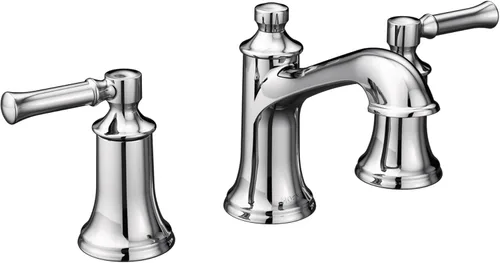 Miniatura 10 de Moen Dartmoor Grifo de baño de acabado negro mate de dos llaves de 8 pulgadas, kit de acabado generalizado, válvula requerida, T6805BL