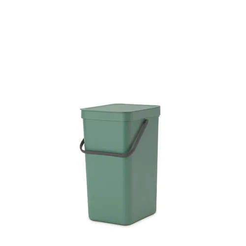 Miniatura 21 de Brabantia Sort & Go Cubo de Reciclaje 3.2 Galones (Verde Jade) Cubo de Basura de Plástico Eficiente en Espacio con Asa, Tapa Removible y Que