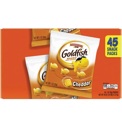 Miniatura 10 de Pepperidge Farm Goldfish Graham gigante de grano entero, vainilla, 0.9 onzas, paquete de 300