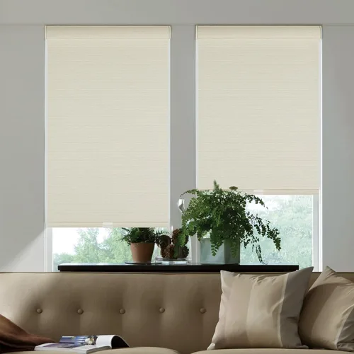 Miniatura 2 de Tonature Persianas Enrollables sin Cordón 100% Opacas para Ventana, Cortinas Enrollables con Tela Texturizada, Protección UV, Persianas