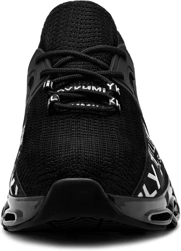 Miniatura 2 de DYKHMATE Zapatos de punta de acero para hombres y mujeres, zapatillas de seguridad ligeras, tenis con punta de acero, zapatos de trabajo