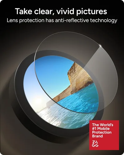 Miniatura 3 de ZAGG Glass Elite - Protector antirreflectante para lente de cámara Google Pixel 10 Pro XL, tecnología antirreflejos, resistente a arañazos e